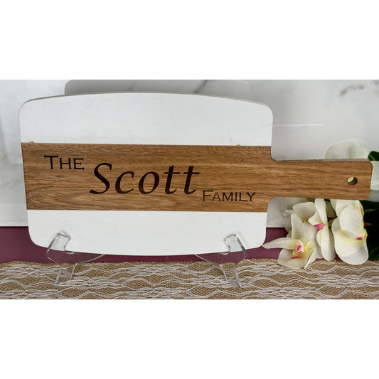Custom Solid Acacia Wood Cutting Board