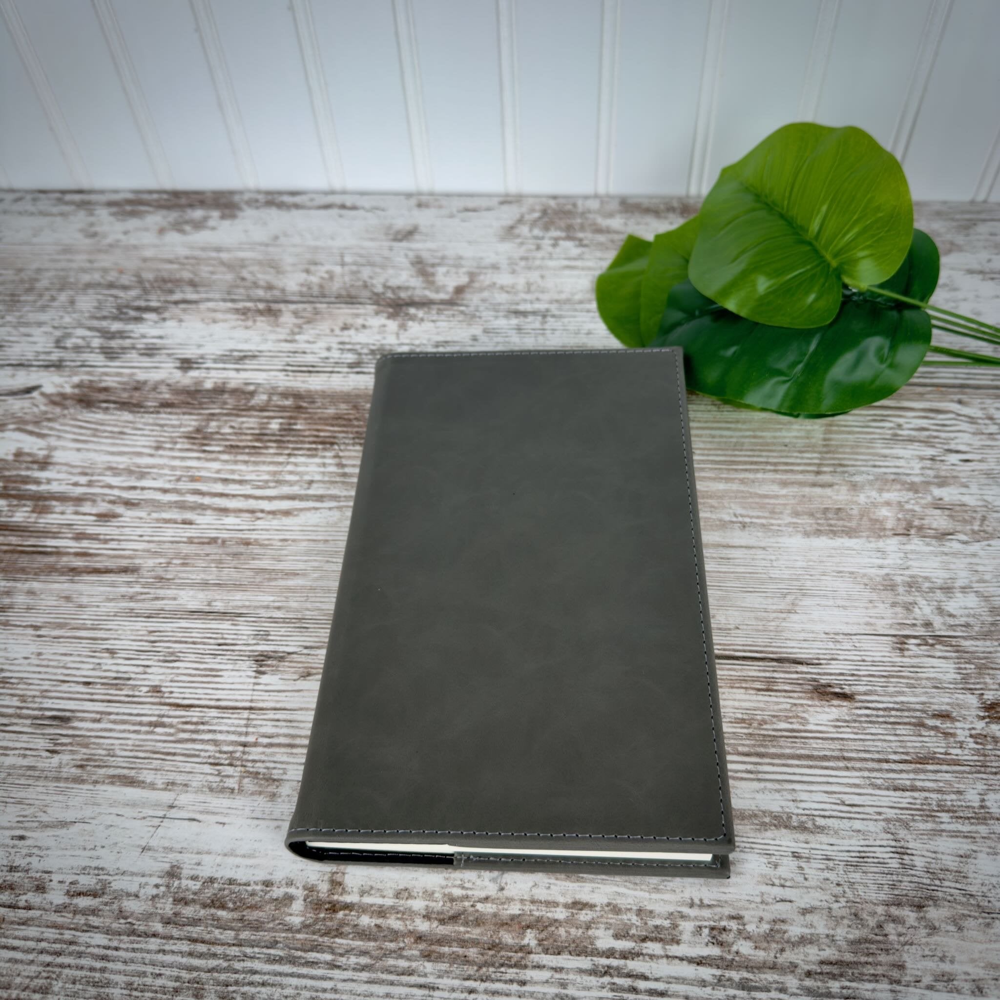 Personalized Leatherette Journal with Custom Logo or Name – Laser Engraved Business Gift