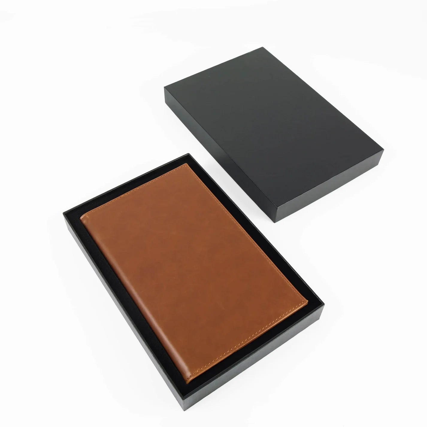 Personalized Leatherette Journal with Custom Logo or Name – Laser Engraved Business Gift