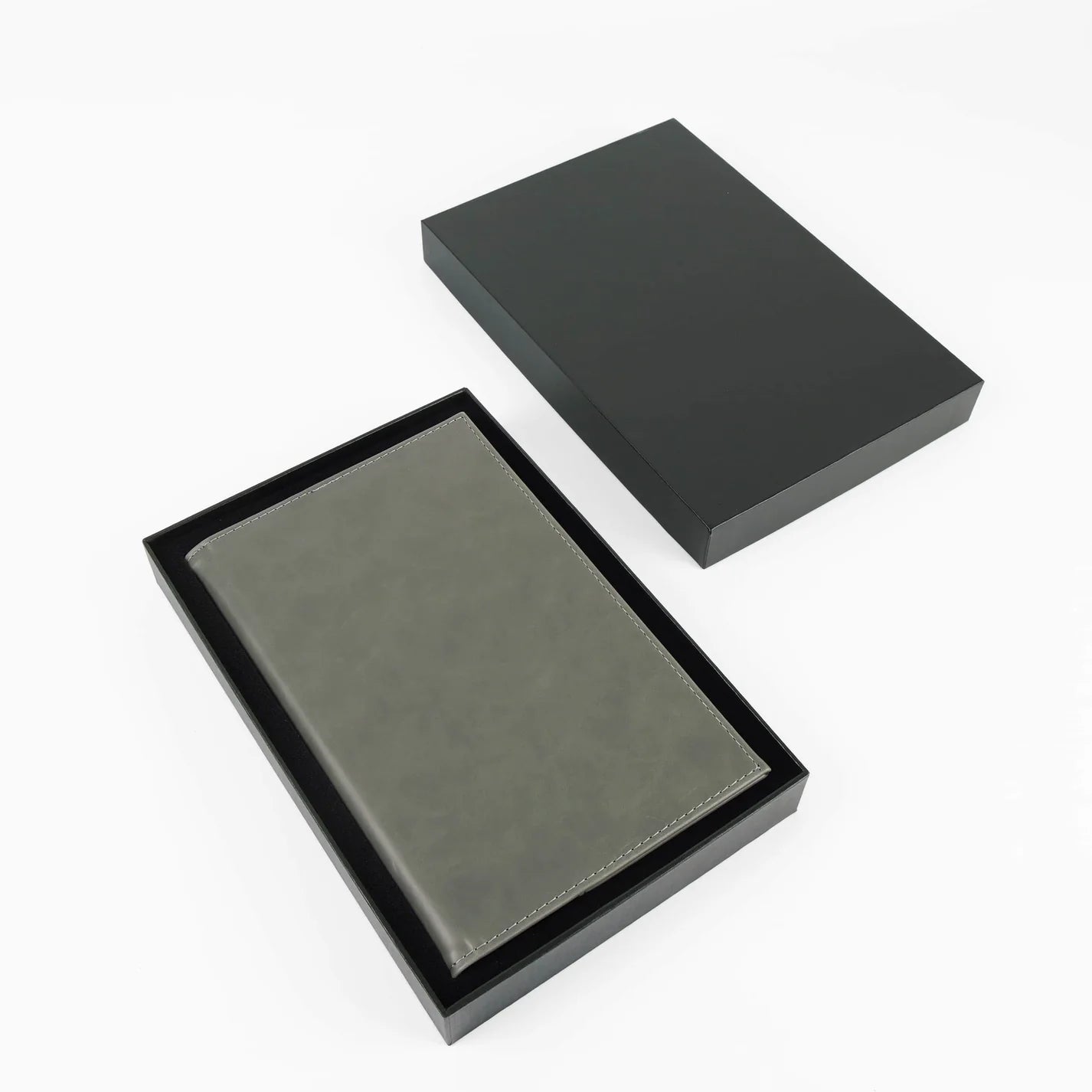 Personalized Leatherette Journal with Custom Logo or Name – Laser Engraved Business Gift