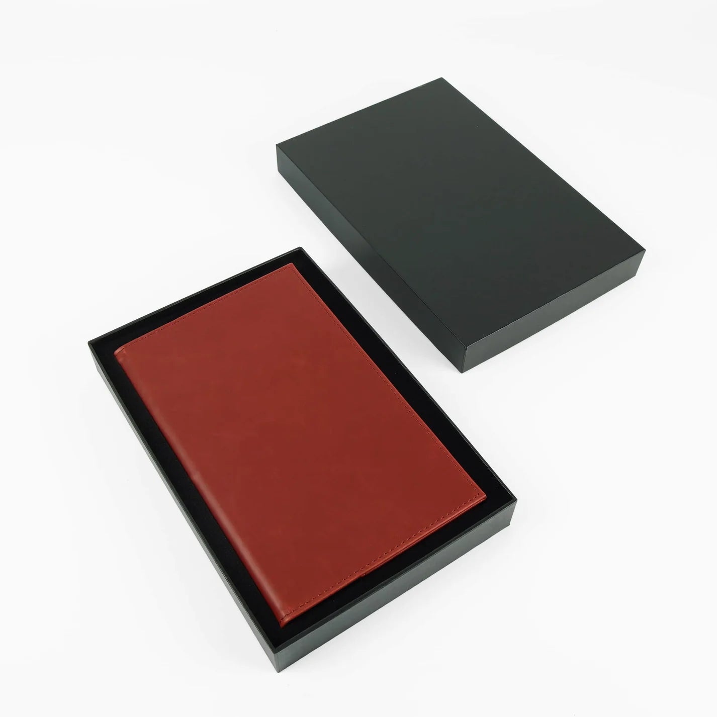 Personalized Leatherette Journal with Custom Logo or Name – Laser Engraved Business Gift