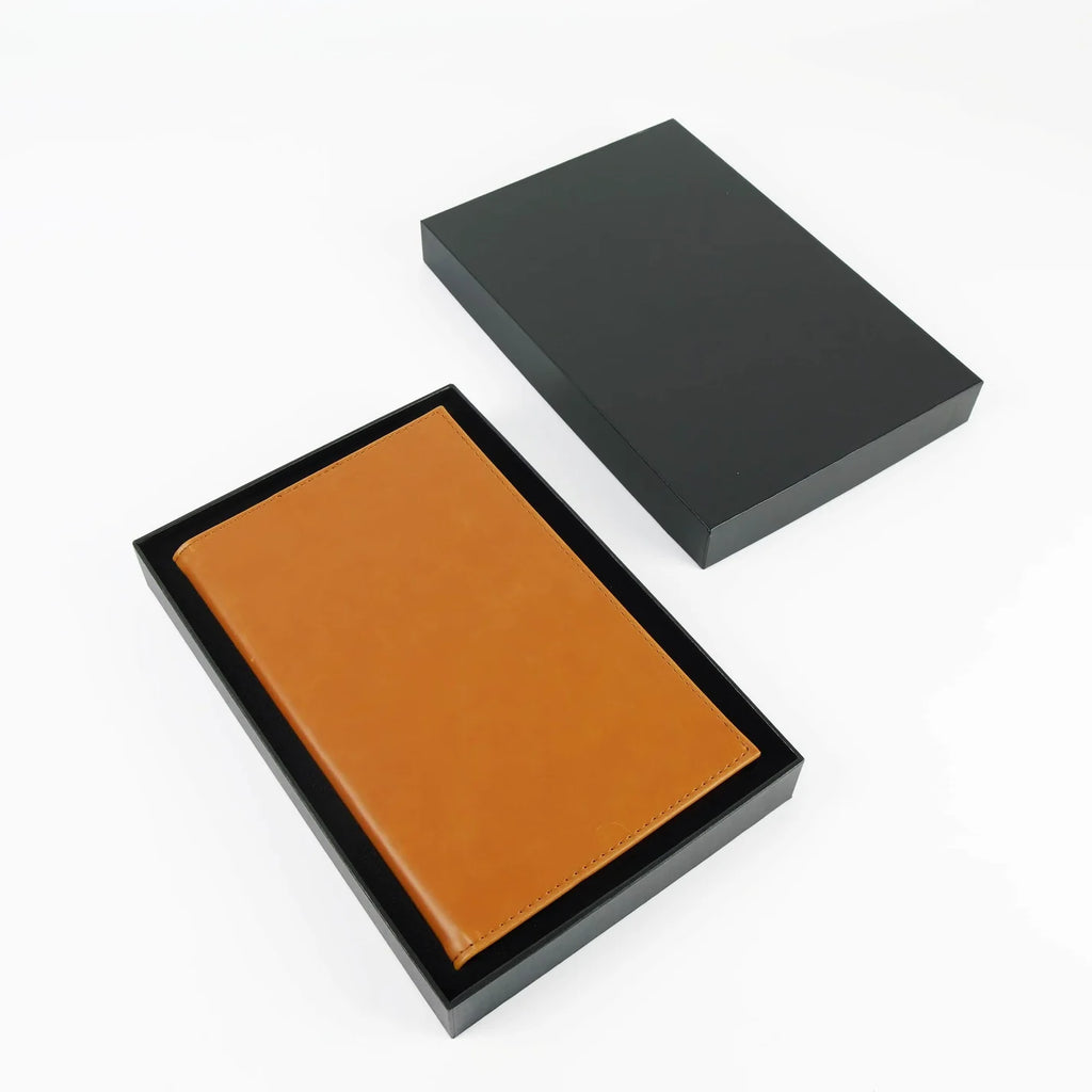 Personalized Leatherette Journal with Custom Logo or Name – Laser Engraved Business Gift