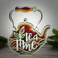 Tea Time Multilayer Wood Wall Art
