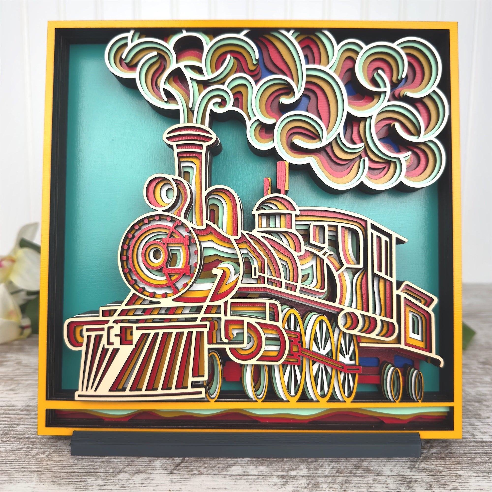 Train wall art