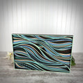 Wall Art Colored Multilayered Wood