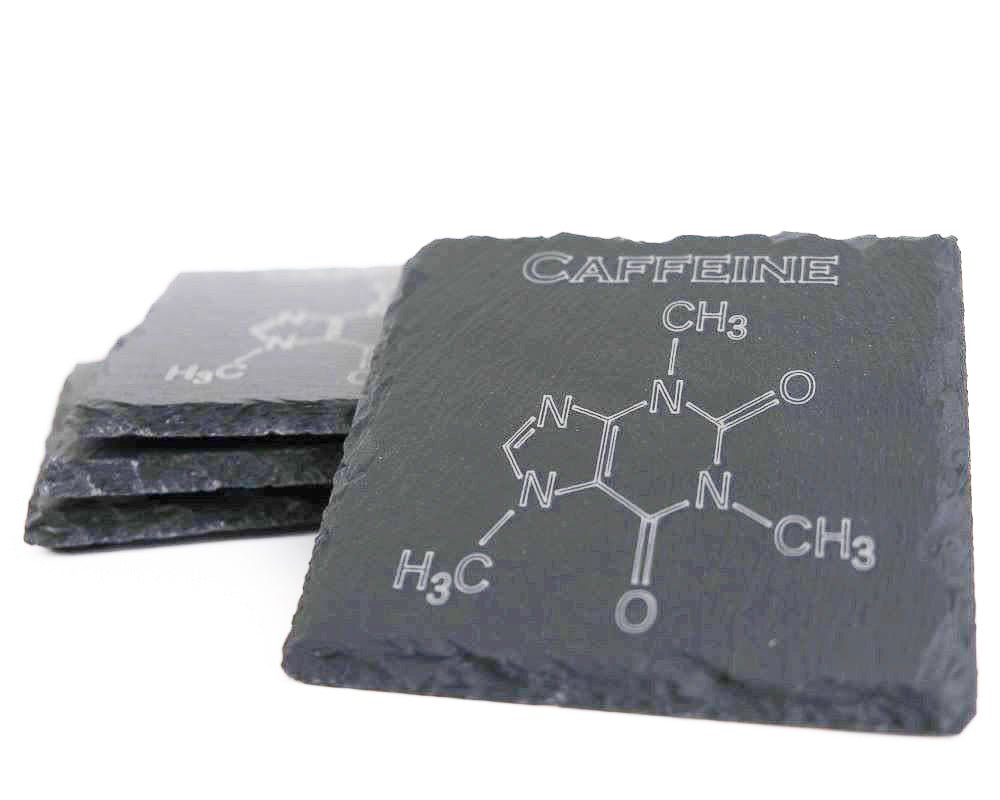 Caffeine Slate Coaster Set - Scott Engraving - Coaster