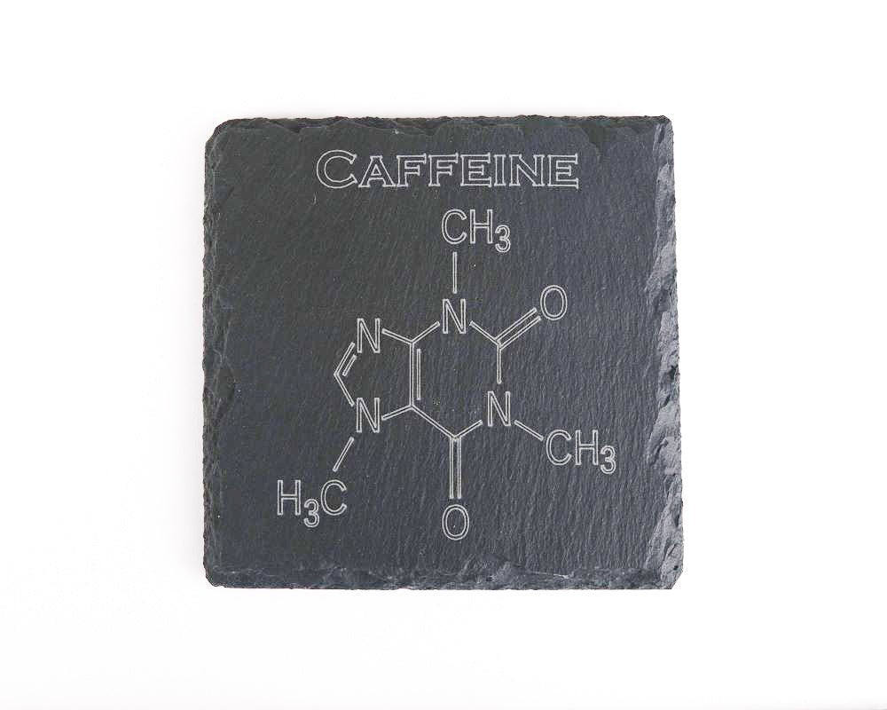 Caffeine Slate Coaster Set - Scott Engraving - Engraved