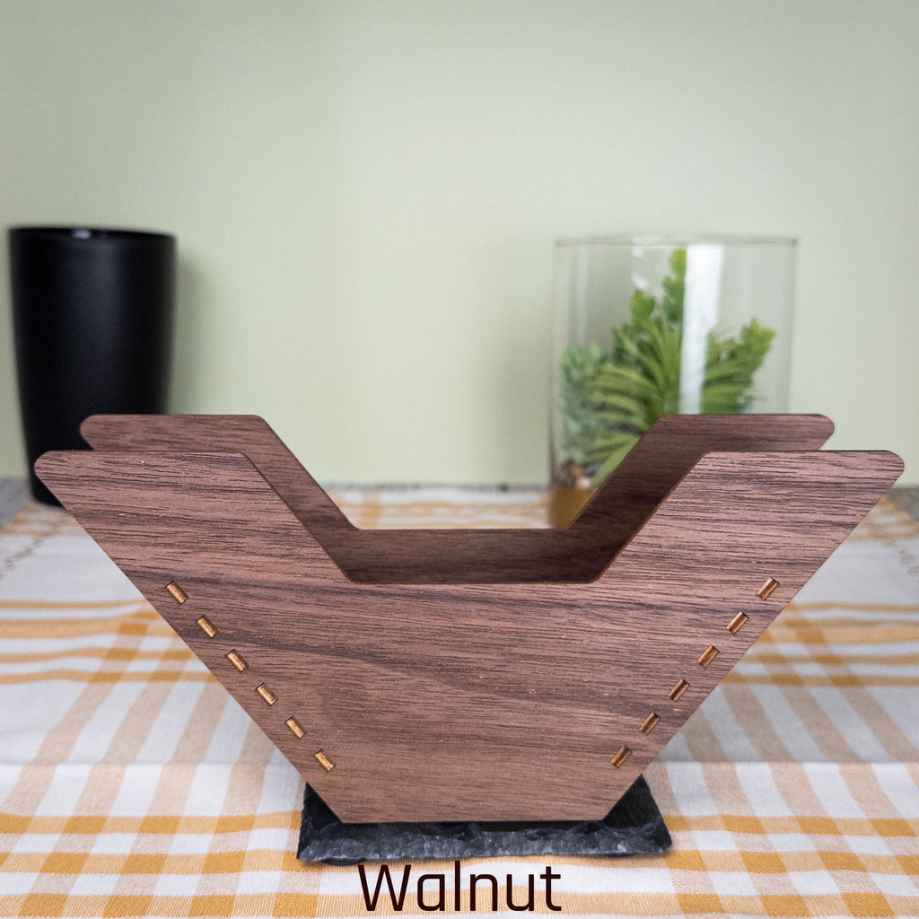 Handcrafted Coffee Filter Organizer For #4 Filters - Premium Laser Engraved Design - Scott Engraving - CoffeeFilterOrganizer